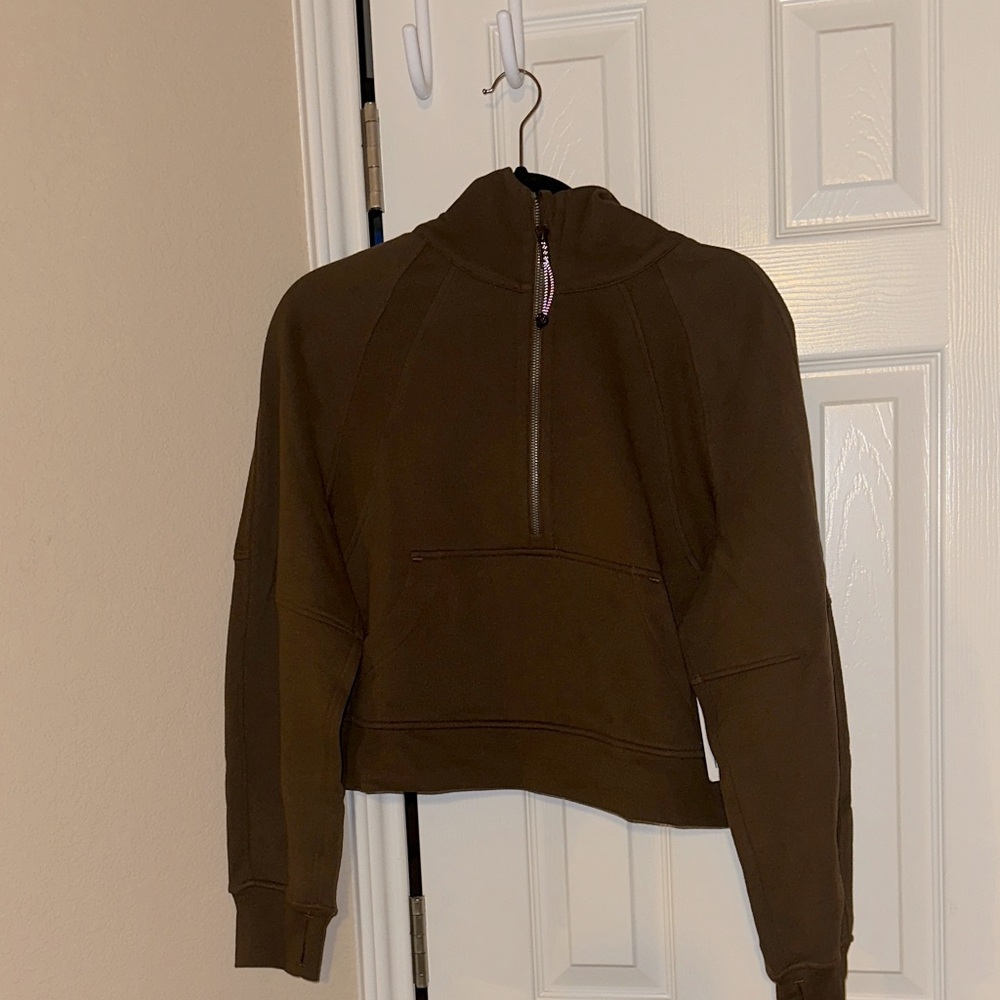 Lululemon Scuba Oversized Half-Zip Hoodie - Java